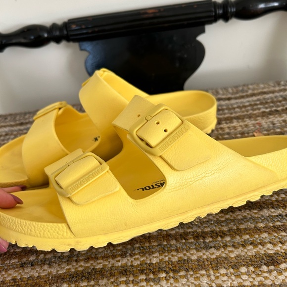Birkenstock  Bright Yellow Sandals - Picture 8 of 8